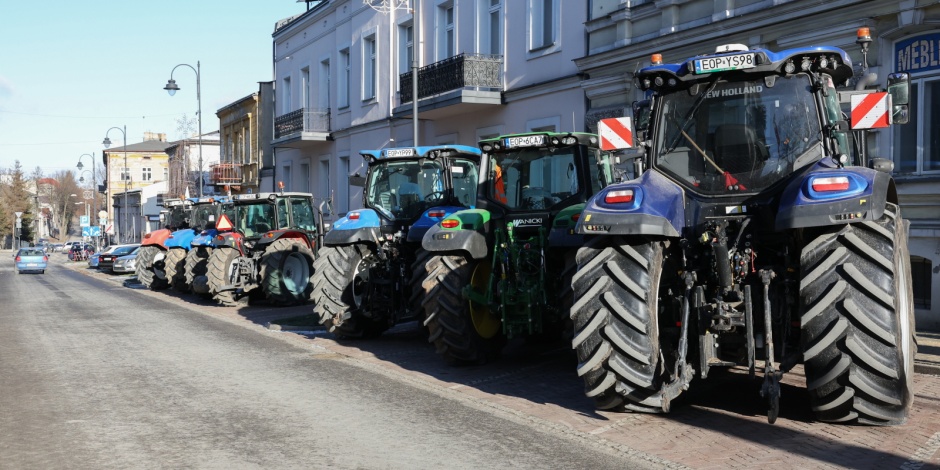 Rolnicy na drogach protestują przeciwko umowie UE–Mercosur