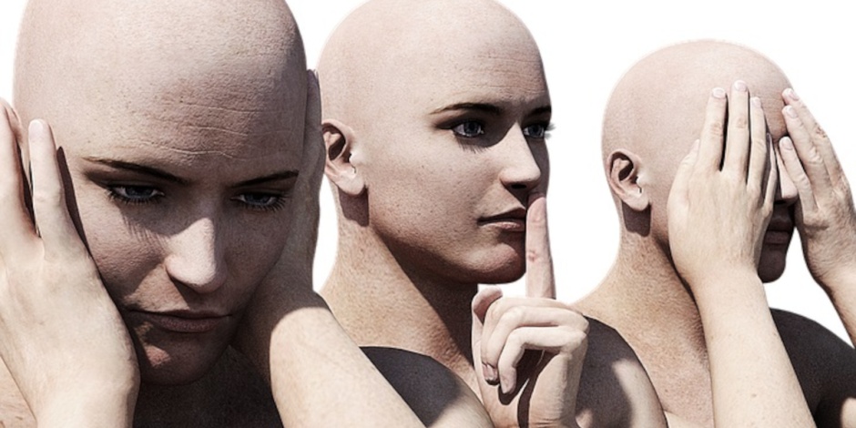 Trzy małpki w Brukseli