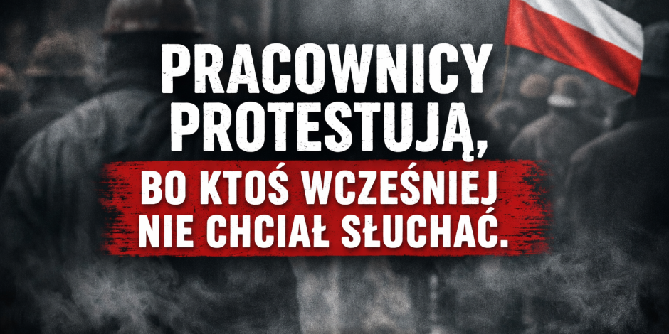 Przewodniczący Solidarności w Solino: Jesteśmy przygotowani na prowadzenie długofalowego protestu głodowego