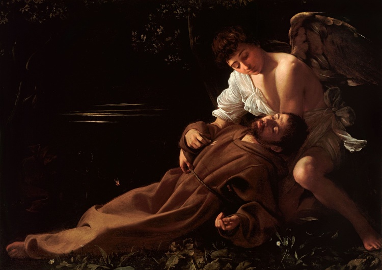 Ekstaza św. Franciszka, Caravaggio, XVI w. Św. Franciszek z Asyżu – znany i nieznany
