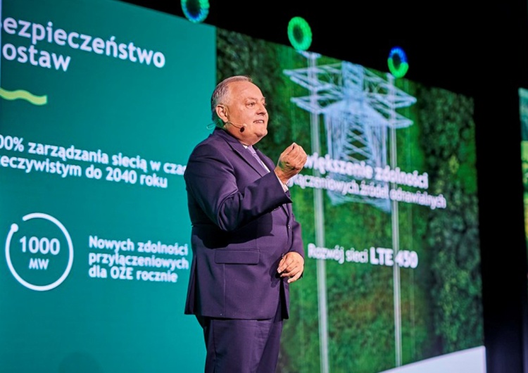 Wojciech Dąbrowski, prezes zarządu PGE Polska Grupa Energetyczna PGE - zeroemisyjność już w 2040 roku 