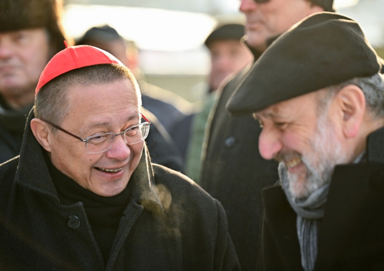 Od lewej: kard. Grzegorz Ryś, naczelny rabin Polski Michael Schudrich „Pokój – Dar Boga” – dziś XXVII Dzień Judaizmu w Kościele katolickim w Polsce